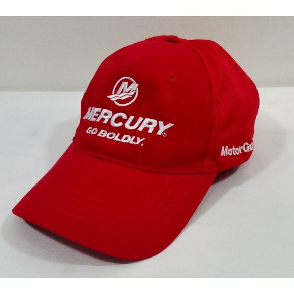 Mercury Go Boldly Red Baseball Cap One Size Fits Most By KC Caps - Picture 1 of 9